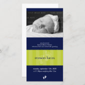 FOTO GEBOORTEAANKONDIGING :: Happy feet 12P Aankondiging (Voorkant / Achterkant)