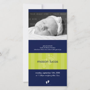 FOTO GEBOORTEAANKONDIGING :: Happy feet 12P Aankondiging