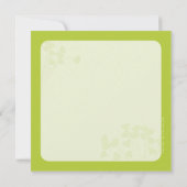 FOTO GEBOORTEAANKONDIGING hartvlek limoen botanisc Aankondiging (Achterkant)