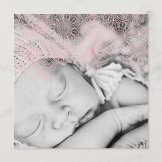 Foto geboorteaankondiging - meisje aankondiging