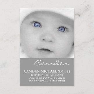 Foto geboorteaankondiging | Namen Aankondiging