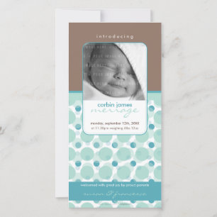 FOTO-GEBOORTEAANKONDIGINGEN: hallo baby 1 Aankondiging