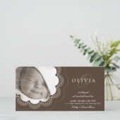 FOTO GEBOORTEAANKONDIGINGEN :: Sweet Bloom 5L Aankondiging (Staand voorkant)