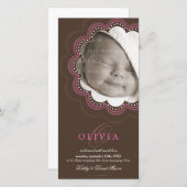 FOTO GEBOORTEAANKONDIGINGEN:: Sweet Bloom 7P Aankondiging (Voorkant / Achterkant)