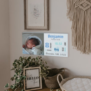 Foto geboortekoninklijke familie Keepomwille Canvas Afdruk