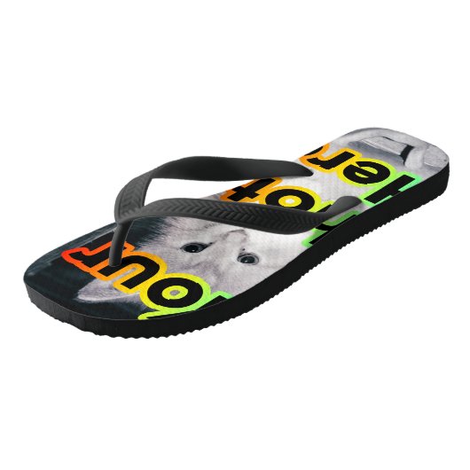 Foto gedrukt teenslippers (Schuin)