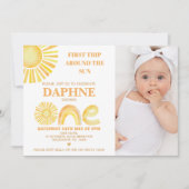 Foto geel Eerste reis rond de 1e verjaardag van de Kaart (Voorkant)