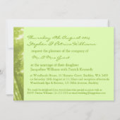 Foto-geest van de bomen pagan bruiloft nodigen kaart (Achterkant)