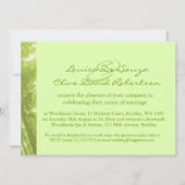 Foto-geest van de bomen pagan bruiloft nodigen kaart (Achterkant)