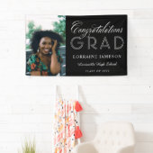 Foto Gefeliciteerd Afstuderen kalligrafie Spandoek (Insitu)