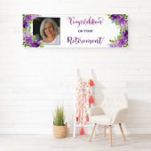 Foto Gefeliciteerd met je pensionering Spandoek (Insitu)