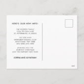 Foto gehuwde kerst met Merry Feestdagenkaart (Achterkant)