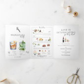 Foto & geïllustreerd menu Cocktails Tafelnummer (Binnen)