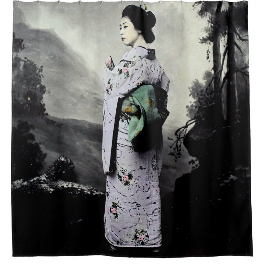 foto: Geisha Girl Douchegordijn (Voorkant)