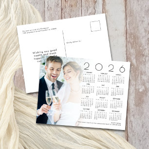 Foto Gelukkig Nieuwjaar 2026 Kalender Passen getro Feestdagenkaart