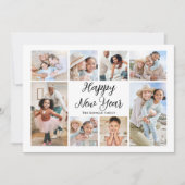 Foto Gelukkig Nieuwjaar Feestdagenkaart (Voorkant)