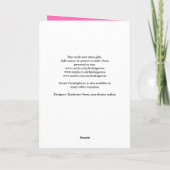 Foto Gelukkige Verjaardag Kleindochter 21e Verjaar Kaart (Achterkant)