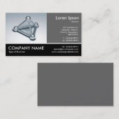 Foto gemaakt - 60-pc grijs - Verbonden bollen Visitekaartje (Voorkant / Achterkant)