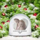 Foto Gepersonaliseerd 2-zijdig Custom Made Sneeuwbol (Kerstmis)