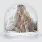 Foto Gepersonaliseerd 2-zijdig Custom Made Sneeuwbol (Achterkant)