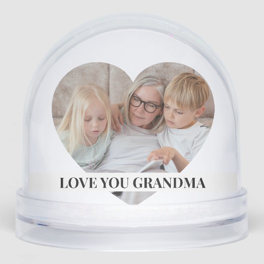 Foto Gepersonaliseerd 2-zijdig Custom Made Sneeuwbol (Voorkant)