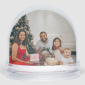 Foto Gepersonaliseerd 2-zijdig Custom Made Sneeuwbol (Voorkant)