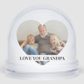 Foto Gepersonaliseerd 2-zijdig Custom Made Sneeuwbol (Voorkant)