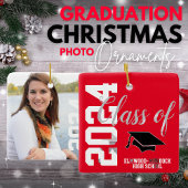 Foto gepersonaliseerd Afstuderen toevoegen Keramisch Ornament