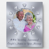 Foto Gepersonaliseerd, Bruiloft Jubileum Plaques Fotoplaat (Voorkant)