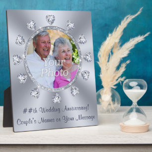 Foto Gepersonaliseerd, Bruiloft Jubileum Plaques Fotoplaat