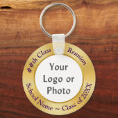 Foto gepersonaliseerd, de partijgunsten van de kla sleutelhanger (Voorkant)