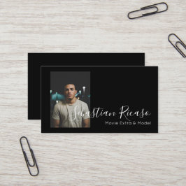 Foto Gepersonaliseerd met de naam ThreadBlack en W Visitekaartje