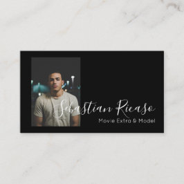 Foto Gepersonaliseerd met de naam ThreadBlack en W Visitekaartje