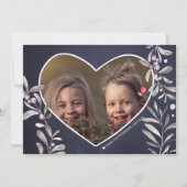 Foto gepersonaliseerd schattig kerstfeest feestdagenkaart (Voorkant)