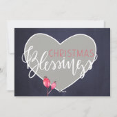 Foto gepersonaliseerd schattig kerstfeest feestdagenkaart (Achterkant)