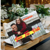 Foto Gepersonaliseerd Sla de Datum uitnodiging