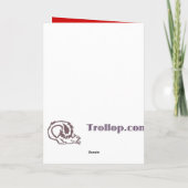 Foto Gepersonaliseerd Wie heeft die Rudolf fellow Feestdagen Kaart (Achterkant)