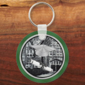 Foto gepersonaliseerde 50e High School Reunion-cad Sleutelhanger (Achterkant)