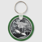 Foto gepersonaliseerde 50e High School Reunion-cad Sleutelhanger (Achterkant)