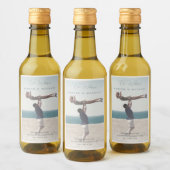 Foto gepersonaliseerde bruiloft wijn etiket (Flessen)