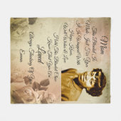 Foto gepersonaliseerde fleece deken (Voorkant (Horizontaal))