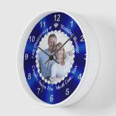 Foto, Gepersonaliseerde Jubileum klok, ELK JAAR (Hoek)