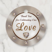 FOTO, Gepersonaliseerde Labels voor huwelijksgunst (Achterkant)