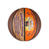 Foto, Gepersonaliseerde Mini Basketbal, VERANDER K Basketbal (Verticaal)