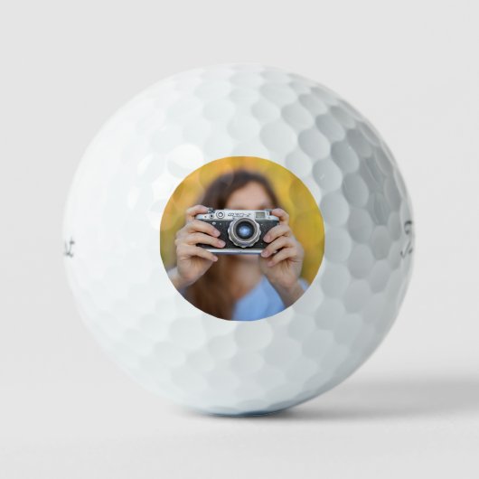 Foto gepersonaliseerde Titleist Pro V1 Golfballen (Voorkant)