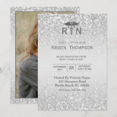 Foto geregistreerd zuster Afstuderen Silver Kaart (Voorkant / Achterkant)