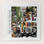 FOTO GESCHENKEN MAM PAPA OPA HUISDIEREN VRIENDEN LEGPUZZEL (Horizontaal)