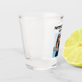 FOTO GESCHOTEN BRIL PARTNERS IN CRIMINALITEIT GRAP SHOT GLAS (Links)