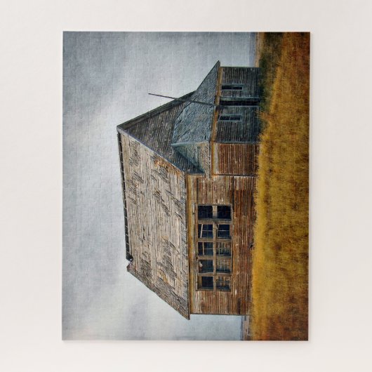 Foto getextureerd Schoolhouse Legpuzzel (Verticaal)