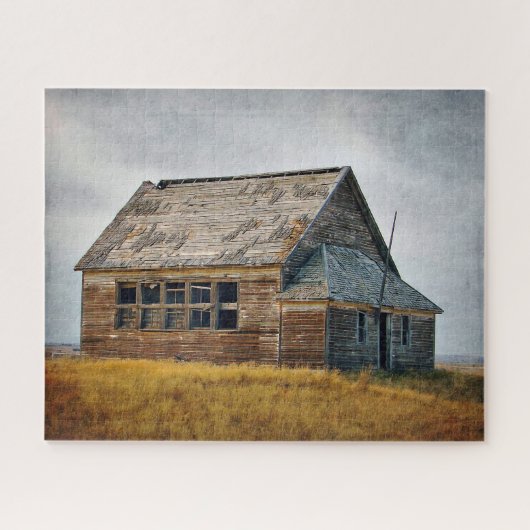 Foto getextureerd  Schoolhouse Legpuzzel (Horizontaal)